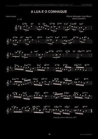 5848 Partitura - A Lua e o Conhaque - Teclado