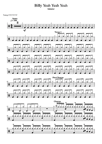 41956 Partitions - Billy Yeah Yeah Yeah - Batterie