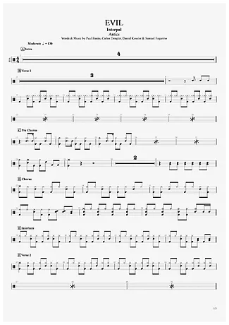 34161 Partitions - Evil - Batterie