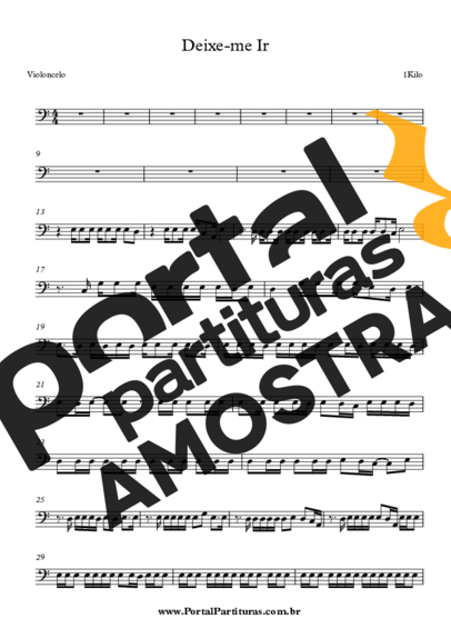 1 kilo  partitura para Violoncelo