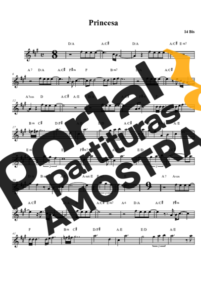 14 bis  partitura para Saxofone Tenor Soprano (Bb)