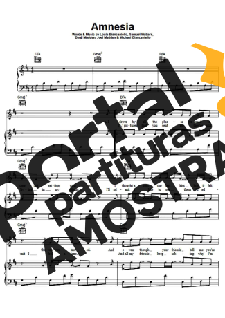 5 Seconds of Summer  partitura para Piano