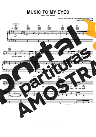 A Star is Born  partitura para Piano