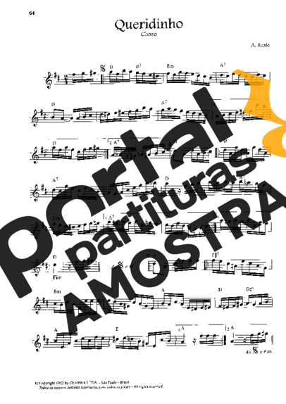 A. Reale  partitura para Violino