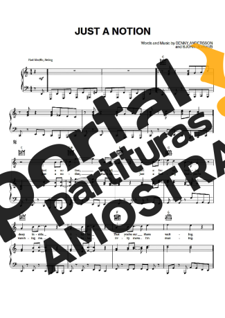 Abba  partitura para Piano
