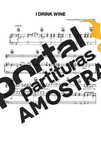 Adele  partitura para Piano