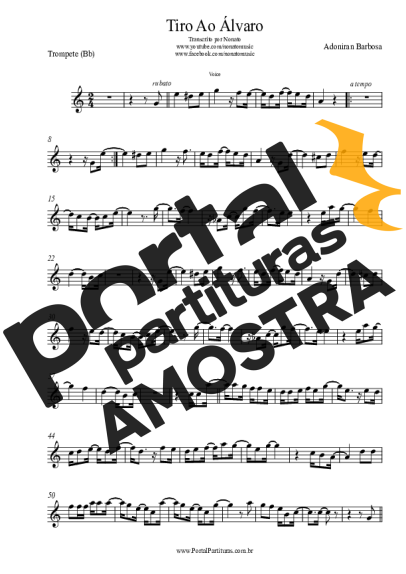 Adoniran Barbosa  partitura para Trompete