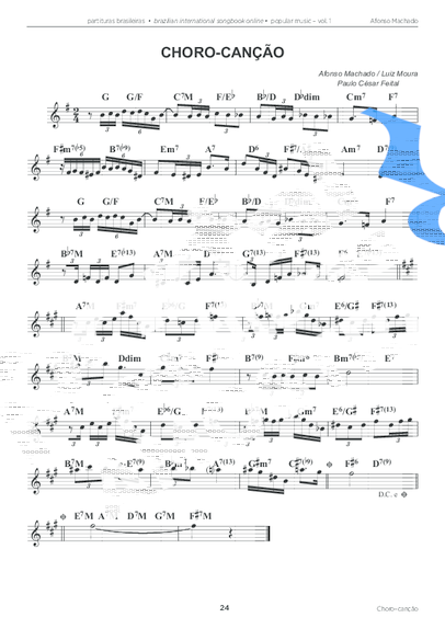 Afonso Machado  partitura para Teclado