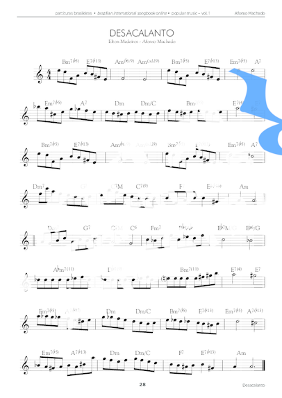 Afonso Machado  partitura para Teclado