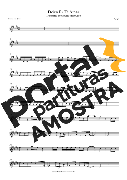 Agepê  partitura para Trompete