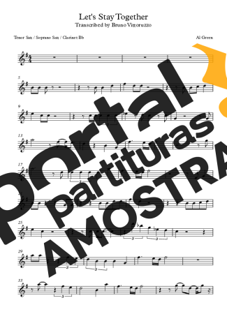 Al Green  partitura para Clarinete (Bb)
