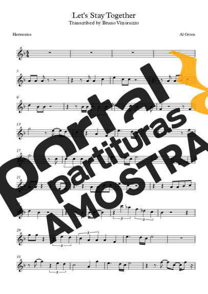 Al Green  partitura para Gaita