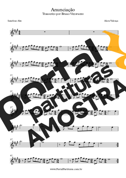 Alceu Valença  partitura para Saxofone Alto (Eb)