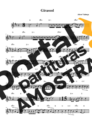 Alceu Valença  partitura para Clarinete (Bb)