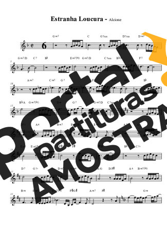 Alcione  partitura para Clarinete (Bb)