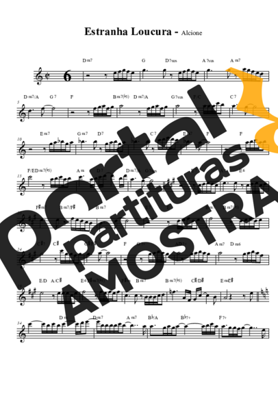Alcione  partitura para Saxofone Alto (Eb)