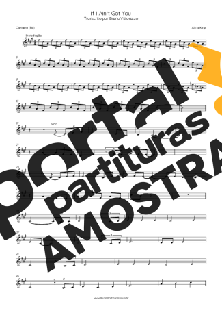 Alicia Keys  partitura para Clarinete (Bb)