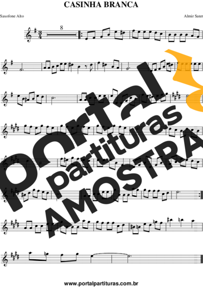 Almir Sater  partitura para Saxofone Alto (Eb)