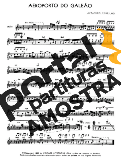 Altamiro Carrilho  partitura para Teclado