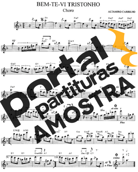 Altamiro Carrilho  partitura para Teclado