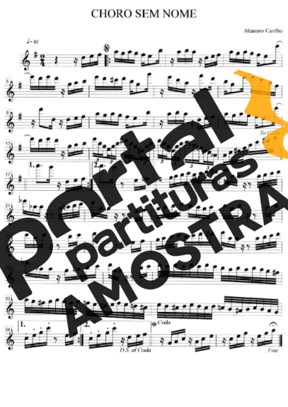 Altamiro Carrilho  partitura para Teclado