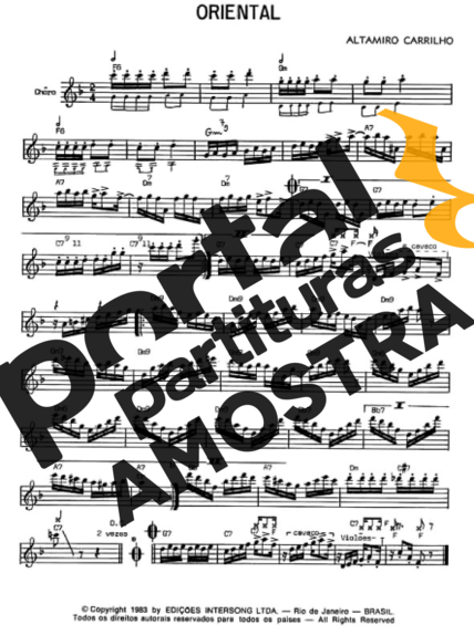 Altamiro Carrilho  partitura para Teclado
