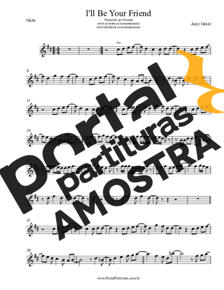 Amy Grant  partitura para Gaita