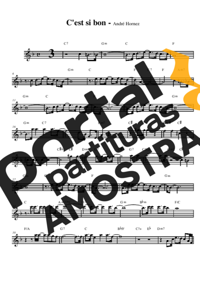 André Hornez  partitura para Saxofone Alto (Eb)