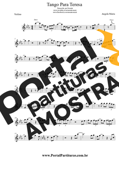 Angela Maria  partitura para Violino