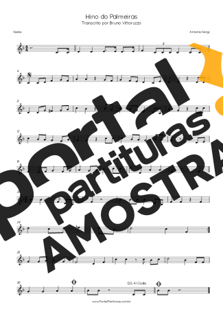 Antonio Sergi  partitura para Gaita