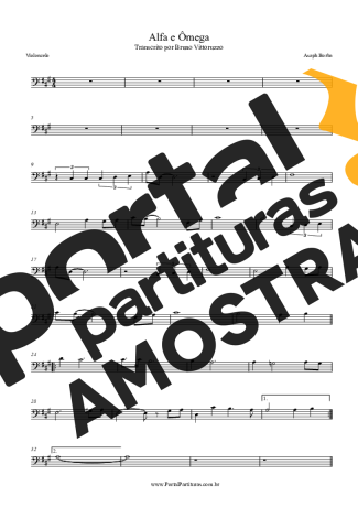 Asaph Borba  partitura para Violoncelo