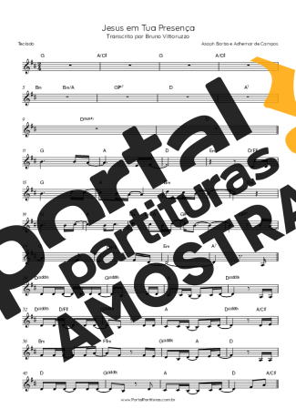Asaph Borba e Adhemar de Campos  partitura para Teclado