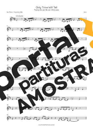 Asia  partitura para Saxofone Tenor Soprano (Bb)