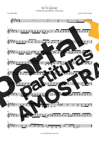 Ayrton Montarroyos  partitura para Trompete