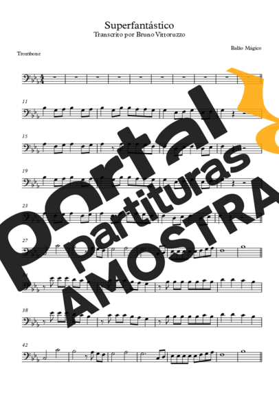 Balão Mágico  partitura para Trombone