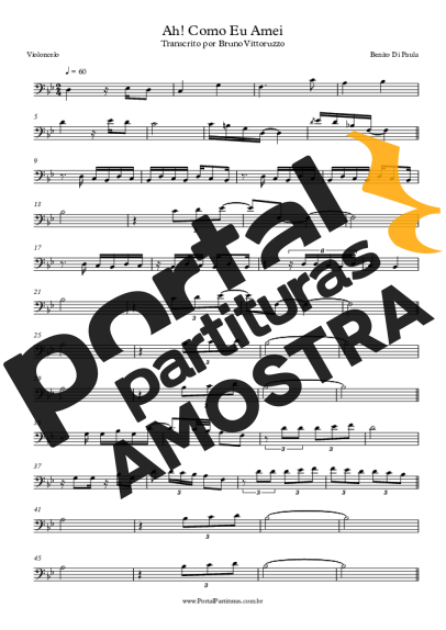 Benito di Paula  partitura para Violoncelo