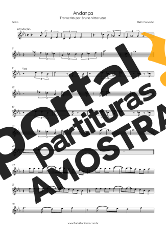 Beth Carvalho  partitura para Gaita
