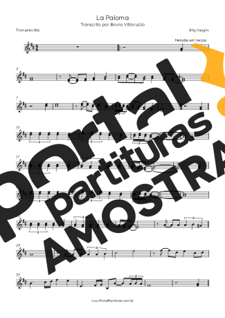 Billy Vaughn  partitura para Trompete