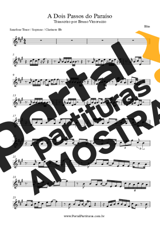 Blitz  partitura para Clarinete (Bb)