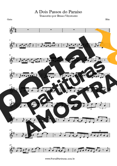 Blitz  partitura para Gaita