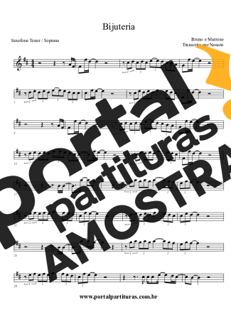 Bruno e Marrone  partitura para Clarinete (Bb)