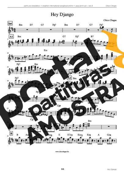 Chico Chagas  partitura para Acordeon