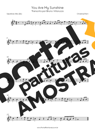 Christina Perri  partitura para Saxofone Alto (Eb)