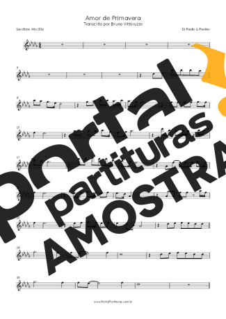 Di Paullo e Paulino  partitura para Saxofone Alto (Eb)