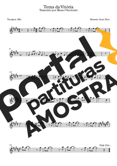Eduardo Souto Neto  partitura para Trompete