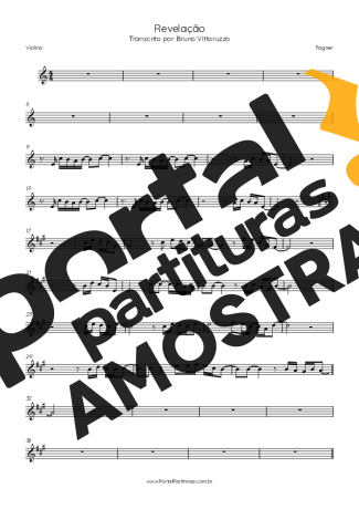 Fagner  partitura para Violino