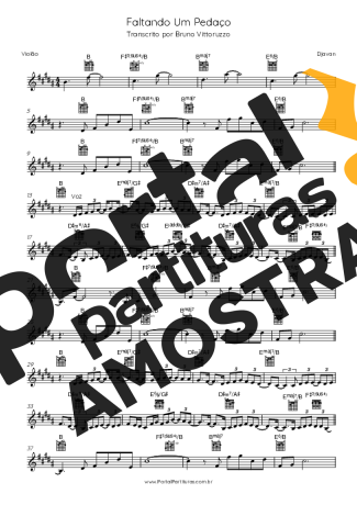 Gal Costa  partitura para Violão