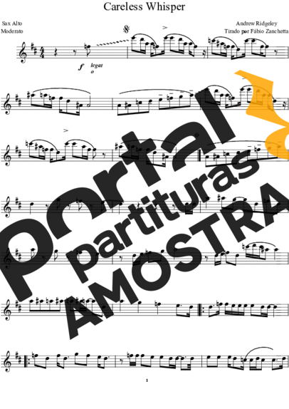 George Michael  partitura para Teclado