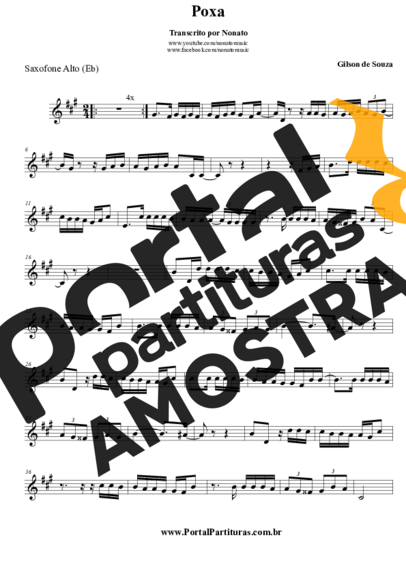 Gilson de Souza  partitura para Saxofone Alto (Eb)