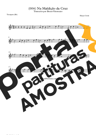 Harpa Cristã  partitura para Trompete